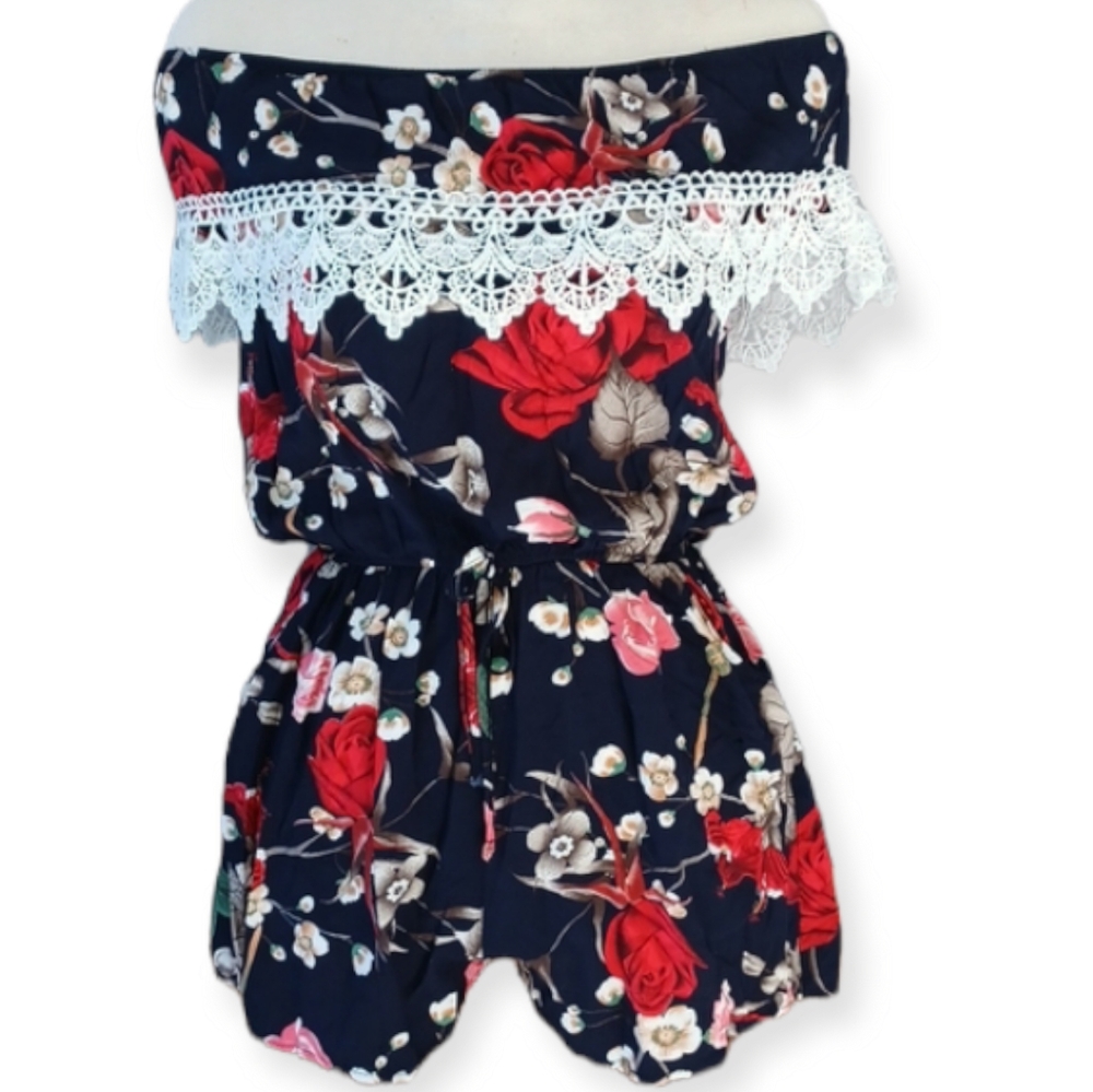 COPY - Miss Good floral playsuit Size XL
